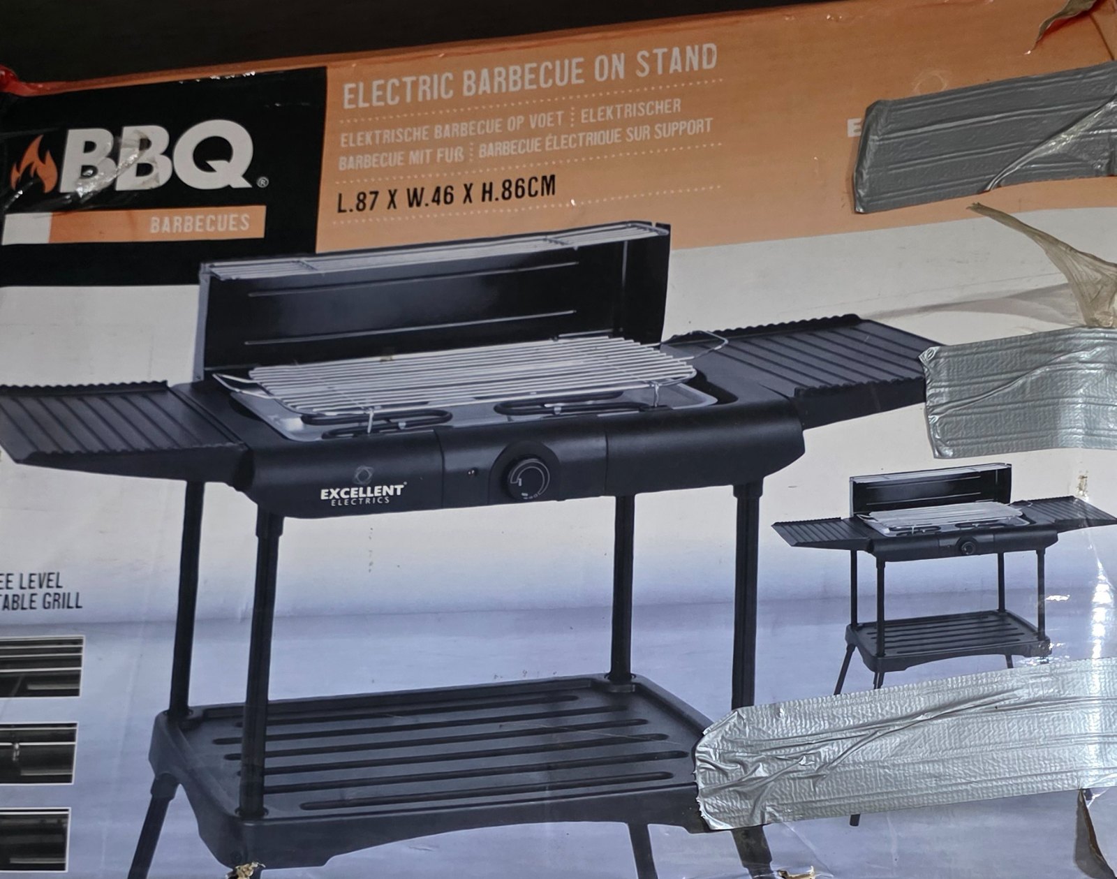 Electric babeque machine