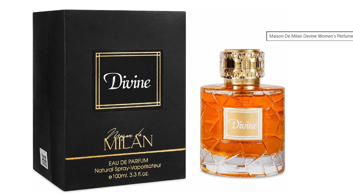 (maison de milan) divine eau de parfum for women 100ml